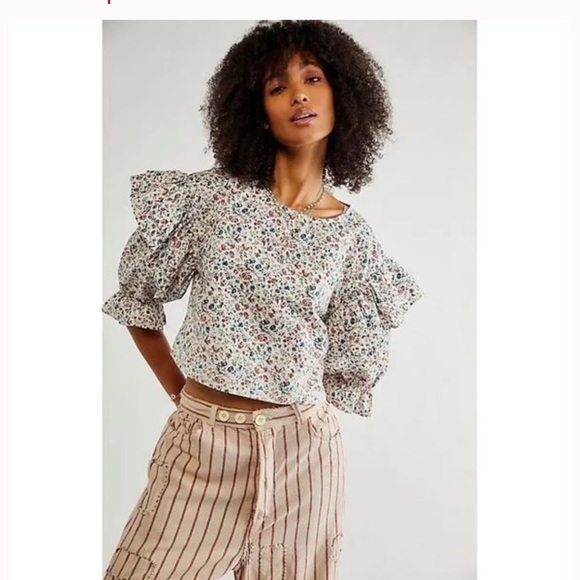 Free People Tops - Free People X Meadows Bergenia Top in Multi Ditsy Floral